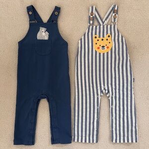Two Kite overalls 18-24m
